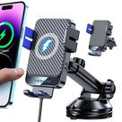 Carregador de carro sem fio MOKPR Fast Charging 15W para iPhone/Samsung