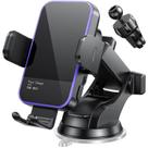 Carregador de carro sem fio Mosurr 15W Suporte de telefone com fixação automática