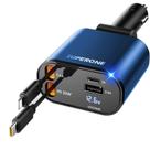 Carregador de carro SUPERONE retrátil 4 em 1 Fast Charge 60W