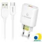 Carregador de Celular USB 3.1A com Cabo Type-C 1 Metro LEHMOX - LE-521 TYPEC