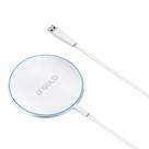 Carregador de Indução Rápido 20w Ultra Fino Branco