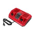 Carregador de íon de lítio rápido simultâneo Milwaukee M18 Dual Bay