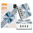 Carregador De Mesa Hub Com 8 Portas USB E Carregamento Rápido Qualcomm-3.0 A8101