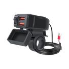 Carregador De Moto 100W À Prova d'Água 12V USB PD Com Carregamento Rápido 3.0 E Voltímetro - Carregador De Moto 100W À Prova d'Água 12V USB PD Com Carregamento Rápido 3.0 E Voltímetro -