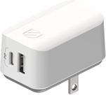 Carregador de parede Scosche PowerVolt 32W USB tipo C + tipo A branco