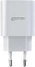 Carregador de parede superpower com carregamento rápido turbo 25w branco geonav ch25pdwt