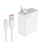 Carregador de parede Xiaomi 67W Mi Turbo Fast + 3,3 pés 6A Tipo C Carregador de parede Xiaomi 67W Mi Turbo Fast + 3,3 pés 6A Tipo C