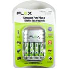 Carregador de Pilhas AA/AAA/9V FXC03AAA Bivolt Flex Carregador de Pilhas AA/AAA/9V FXC03AAA Bivolt Flex