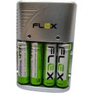 Carregador de Pilhas AA/AAA/9V FXC164P Bivolt FLEX
