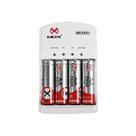 Carregador de Pilhas e Bateria 9v MOX MO CP51 C 4 AA Bivolt