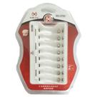 Carregador de Pilhas Mox com 8 slots para Pilhas AA ou AAA Entrada Micro USB Mo-Cp80 Bivolt Leds Carregador de Pilhas Mox com 8 slots para Pilhas AA ou AAA Entrada Micro USB Mo-Cp80 Bivolt Leds
