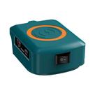 Carregador De Telefone Sem Fio Makita 18V Li-ion USB Tipo C Portátil Para Uso Externo