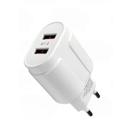 Carregador de Tomada Altomex 5.1A 2 USB Com Cabo Micro USB Branco AL-9087-V8