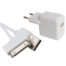 Carregador de Tomada Para Celular Com Cabo USB x 30 Pinos Fonte 10W Cabo 1M Branco