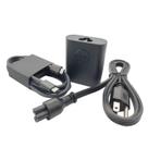 Carregador Dell GaN 60W USB tipo C Adaptador de alimentação AC XPS 13