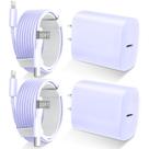 Carregador DiHines Phone 14/13/12/11 com cabo USB-C de 20 W + 3 m