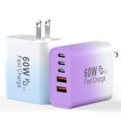 Carregador Duloch 60W com 5 Portas USB-C de Carregamento Rápido