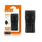 Carregador Duplo 2 Slot Bateria 26650, 18650, 14500, 16340 Carregador Duplo 2 Slot Bateria 26650, 18650, 14500, 16340