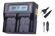 Carregador Duplo Batmax P/ Canon Baterias Lp-e6/ E6n C/ Lcd