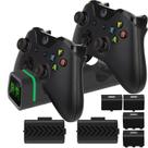 Carregador Duplo com Baterias para Controle Sem Fio Compatível com Consoles de Última Geração
