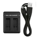 Carregador Duplo Dual Usb para Hero 5/6/7/8 L