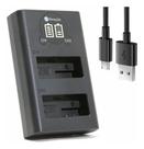 Carregador Duplo USB LP-E8 MemoryTec compatível com Canon SL1 / T2i / T3i / T4i / T5i / X4 / X5 / X6 / X7i Carregador Duplo USB LP-E8 MemoryTec compatível com Canon SL1 / T2i / T3i / T4i / T5i / X4 / X5 / X6 / X7i