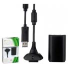 Carregador E Bateria Para Controle Xbox 360