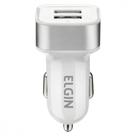 Carregador Elgin Veicular Entrada (11 A 14V.) 2 Saidas Usb 5V.