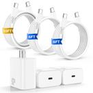 Carregador Fikeloy 45W USB C de carregamento rápido para iPhone 16 Pro Max