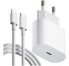 Carregador Fonte Tomada E Cabo Lightning 20w Compatível iPhone 12 13 14 Pro Max