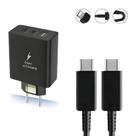 Carregador Fonte Turbo 65w com 3 Entradas Para Samsung Com Cabo Super Fast