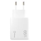 Carregador GaN 65W Ultra Rápido 3 Portas USBC PD PPS QC4 para Notebook, MBook e Celular Bivolt Smart Ultra65