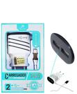 Carregador Geday USB 2.4a 1 Saida Fixa USB V8 2 Saidas USB Universal 2.4a Saida 5V Tensão 100~220V