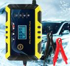 Carregador Inteligente Bateria 6a 12v Tela Lcd Carro Moto