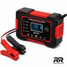 Carregador Inteligente de Bateria Automotiva 12V 6A Bivolt Portátil Recupera Baterias 4Ah a 100Ah para Carro Moto Caminhão Lancha Jetski Carregador Inteligente de Bateria Automotiva 12V 6A Bivolt Portátil Recupera Baterias 4Ah a 100Ah para Carro Moto Caminhão Lancha Jetski