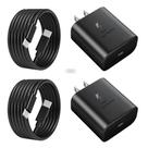 Carregador JPEOAYBI 45W USB-C PD 3.0 - Super Rápido para Samsung (Pacote com 2)