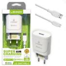 Carregador lehmox power quick charge 4.0 usb/tipo c