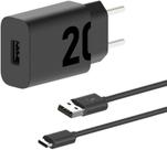 Carregador Motorola Turbo Power 20W USB C Tipo C