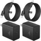 Carregador Novobit USB C 45 W, carregamento rápido, 10 pés, pacote com 2 unidades Samsung