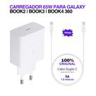 Carregador Original Samsung 65w Galaxy Book2 Book3 Book4 360 Notebook Super Rápido