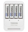 Carregador p 4 pilhas aa/aaa toshiba c/4 aa