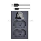 Carregador para Bateria Fujifilm NP-W235 Led Duplo DuraPro