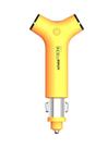 Carregador para carro Cleer Gear T-BONE 3 em 1 2600 mAh Amarelo