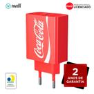Carregador para Celular USB-C 20W Coke Vermelho iWill Carregador para Celular USB-C 20W Coke Vermelho iWill