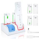 Carregador para Controle Wii NATNO Kit com 4 Baterias Recarregáveis 2800mAh Carregador para Controle Wii NATNO Kit com 4 Baterias Recarregáveis 2800mAh