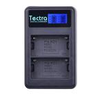 Carregador para np-f550 duplo tectra