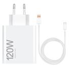 Carregador para Tomada Xiaomi Mi HyperCharge MDY-14-EE USB-A 120 W + Cabo Tipo-C - Branco