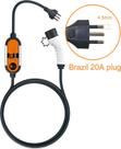Carregador Para Veículos Elétricos, Adaptador Ajustável De 3,5 kW 85-264 V, 10A,TYPE2 Estação Recarga Veículo IEC62196-2, PHEVs
