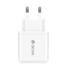 Carregador parede 5v 3.1a 17w carregador 3usb smart