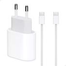 Carregador PD Turbo 20W USB-C Compatível Com iPhone 15 16 Plus Pro Max